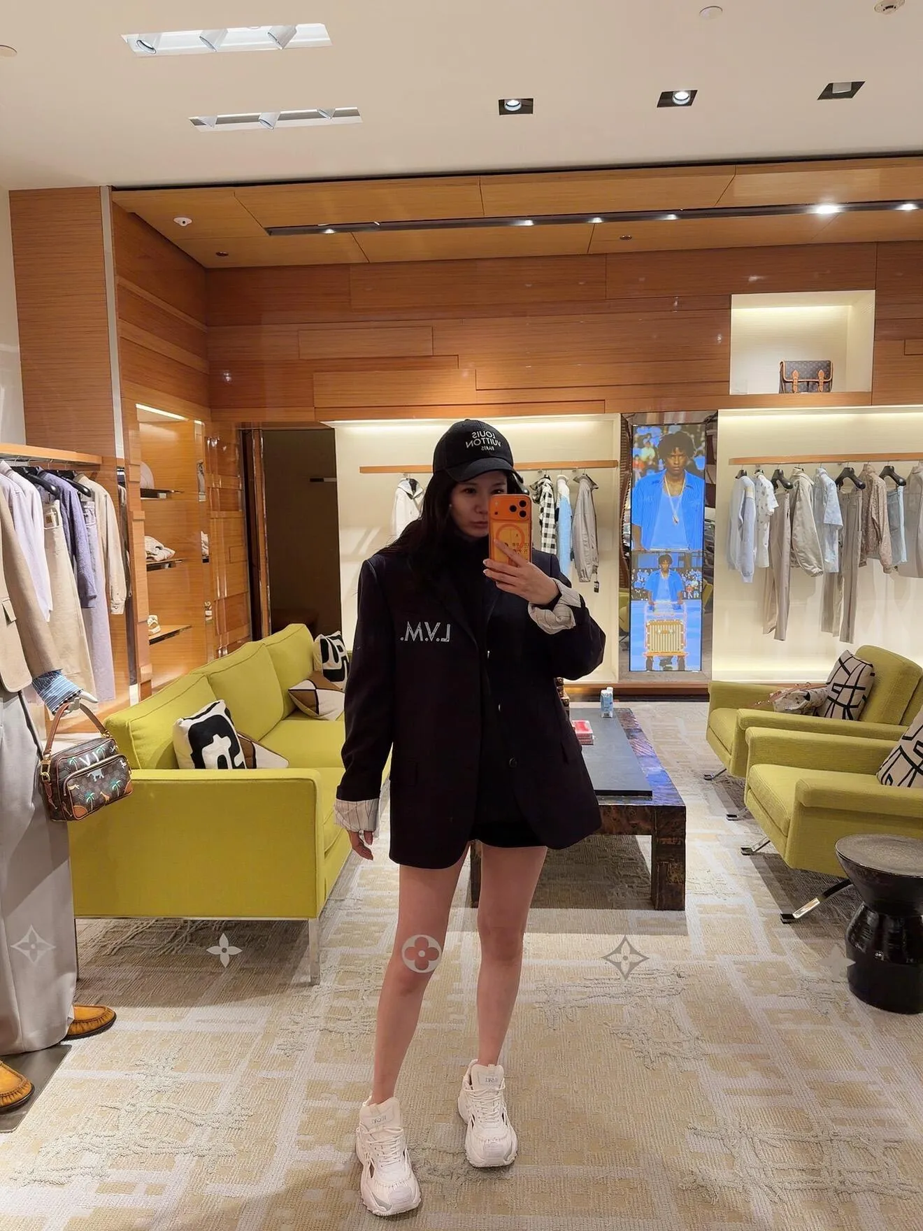 Louis Vuitton Pocket Embroidered Single Breasted Suit Jacket